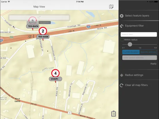ภาพหน้าจอของ HxGN EAM Mobile Offline iPad 